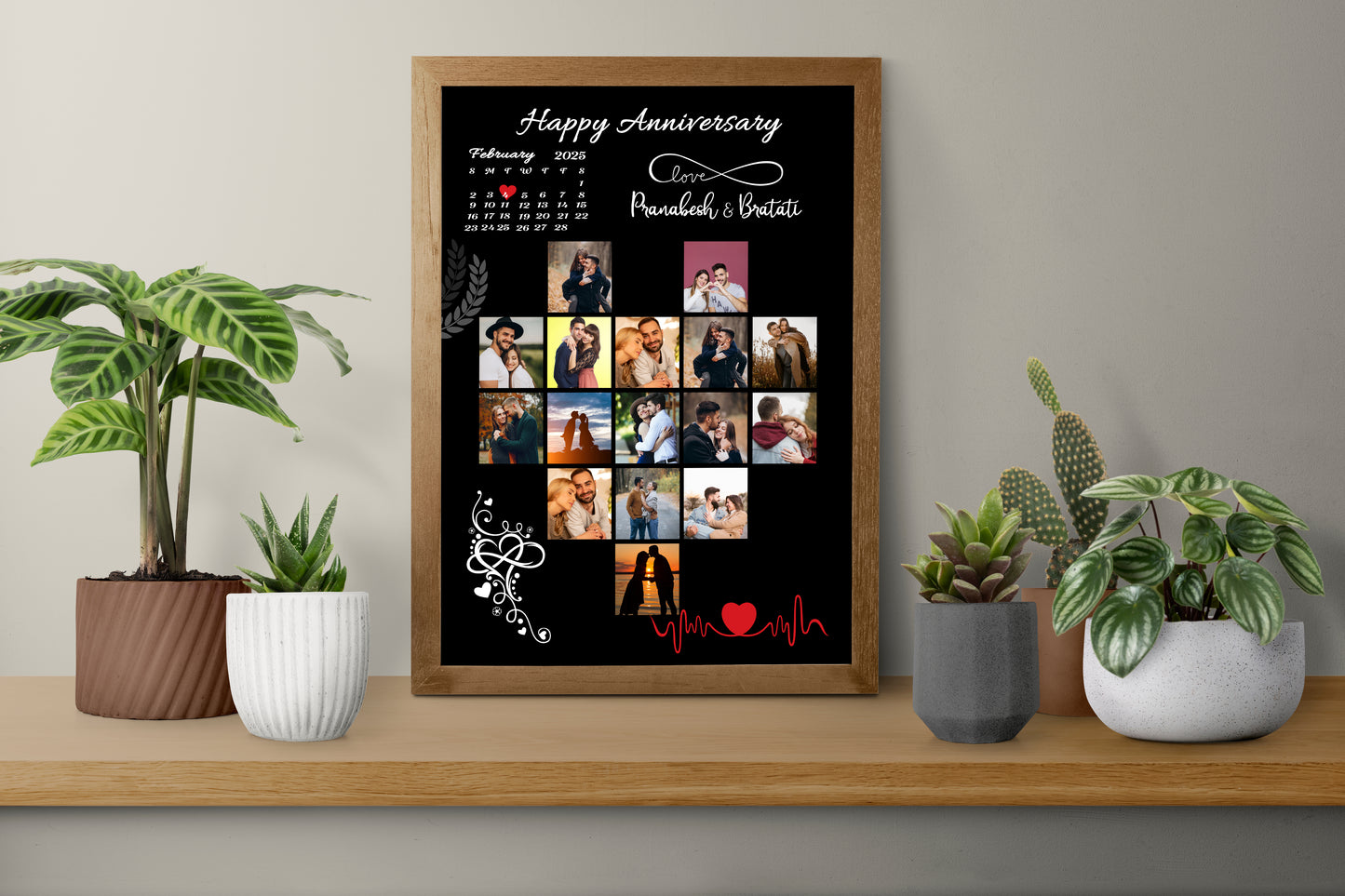 Customized Anniversary Frame For Anniversary Gift